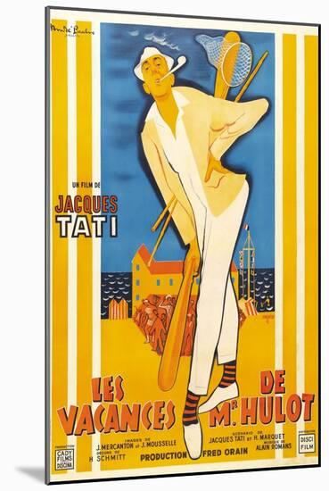 Mr. Hulot's Holiday-null-Mounted Art Print