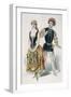 Mr Ibos and Mlle Richard as Duke of Mantua and Maddalena in Opera Rigoletto-Giuseppe Verdi-Framed Giclee Print