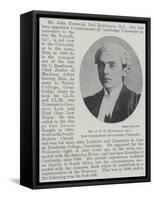 Mr J F P Rawlinson, Qc, New Commissioner of Cambridge University-null-Framed Stretched Canvas