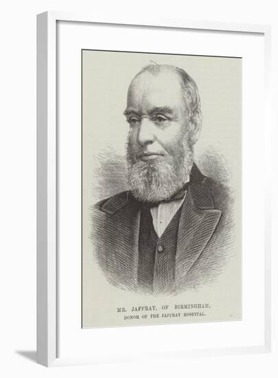 Mr Jaffray, of Birmingham, Donor of the Jaffray Hospital-null-Framed Giclee Print