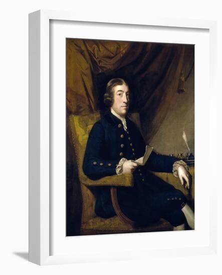 Mr. James Bourdieu, 1765-1766-Sir Joshua Reynolds-Framed Giclee Print