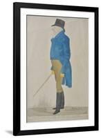 Mr James Curtis, a View from the Old South Sea House, 1823-Richard Dighton-Framed Premium Giclee Print