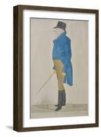 Mr James Curtis, a View from the Old South Sea House, 1823-Richard Dighton-Framed Giclee Print