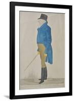 Mr James Curtis, a View from the Old South Sea House, 1823-Richard Dighton-Framed Giclee Print