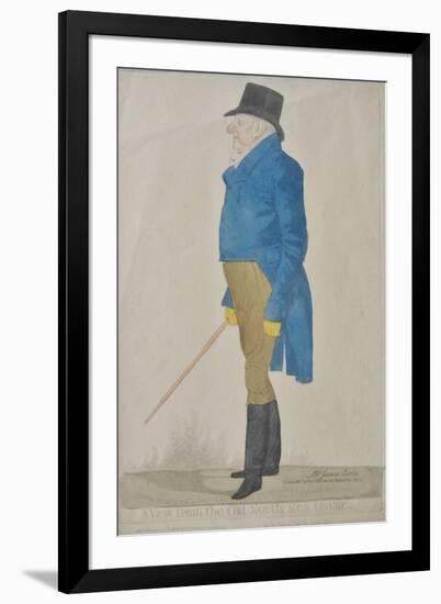 Mr James Curtis, a View from the Old South Sea House, 1823-Richard Dighton-Framed Giclee Print