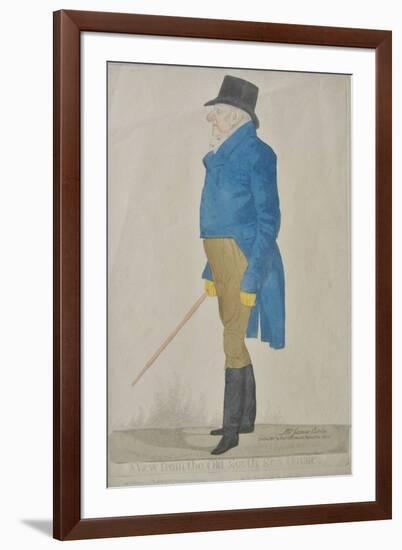 Mr James Curtis, a View from the Old South Sea House, 1823-Richard Dighton-Framed Giclee Print