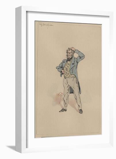 Mr Jarndyce, C.1920s-Joseph Clayton Clarke-Framed Giclee Print