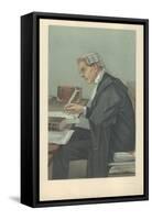 Mr John Lawson Walton, 6 March 1902, Vanity Fair Cartoon-Sir Leslie Ward-Framed Stretched Canvas