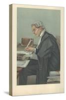 Mr John Lawson Walton, 6 March 1902, Vanity Fair Cartoon-Sir Leslie Ward-Stretched Canvas