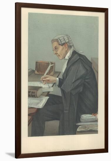 Mr John Lawson Walton, 6 March 1902, Vanity Fair Cartoon-Sir Leslie Ward-Framed Giclee Print