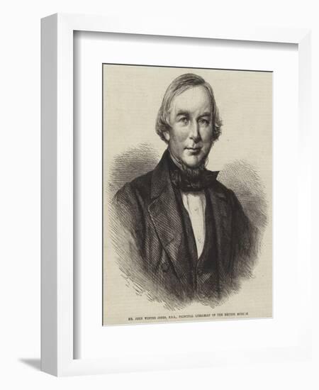 Mr John Winter Jones, Fsa, Principal Librarian of the British Museum-null-Framed Giclee Print