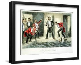 Mr Jorrocks's Bath, 1845-null-Framed Giclee Print