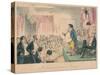 'Mr. Jorrocks's Lecture on Unting, 1854-John Leech-Stretched Canvas