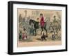 'Mr. Jorrocks starting for The cut me down Countries', 1854-John Leech-Framed Giclee Print