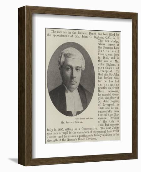 Mr Justice Bigham-null-Framed Giclee Print