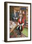 Mr Justice Moses with his Clerk John Furey, 2000-Vincent Yorke-Framed Giclee Print