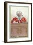 Mr. Justice Stareleigh, from 'The Pickwick Papers' by Charles Dickens, 1923-Joseph Clayton Clarke-Framed Giclee Print