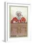 Mr. Justice Stareleigh, from 'The Pickwick Papers' by Charles Dickens, 1923-Joseph Clayton Clarke-Framed Giclee Print