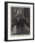 Mr Kruger at Marseilles, the Arrival at the Hotel Noailles-Frank Craig-Framed Giclee Print