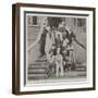 Mr Llewellyn and Senegambian Chiefs on the Steps of Government House-null-Framed Giclee Print