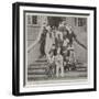 Mr Llewellyn and Senegambian Chiefs on the Steps of Government House-null-Framed Giclee Print