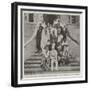 Mr Llewellyn and Senegambian Chiefs on the Steps of Government House-null-Framed Giclee Print