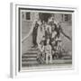 Mr Llewellyn and Senegambian Chiefs on the Steps of Government House-null-Framed Giclee Print