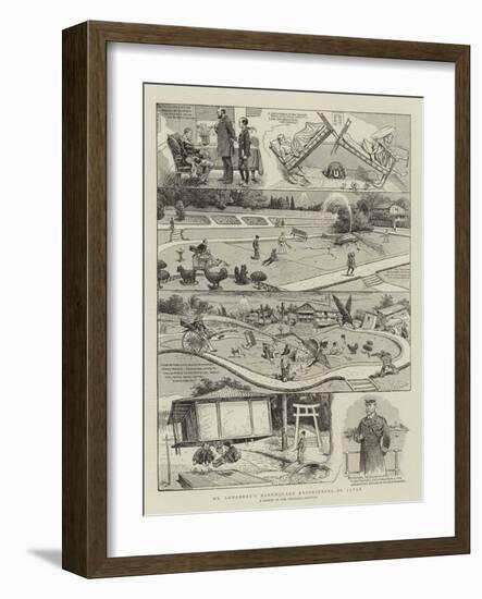 Mr Longbeau's Earthquake Experiences in Japan-null-Framed Giclee Print