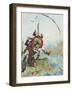 Mr Lovejoy's Holiday Trip to the Highlands Salmon Trout Fishing, from a Series of Eight-Ernest Henry Griset-Framed Giclee Print