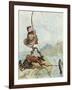 Mr Lovejoy's Holiday Trip to the Highlands Salmon Trout Fishing, from a Series of Eight-Ernest Henry Griset-Framed Giclee Print