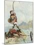 Mr Lovejoy's Holiday Trip to the Highlands Salmon Trout Fishing, from a Series of Eight-Ernest Henry Griset-Mounted Giclee Print