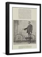 Mr M a Holbein, the Cyclist-null-Framed Giclee Print
