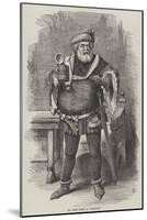 Mr Mark Lemon as Falstaff-null-Mounted Giclee Print