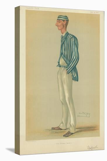 Mr Markham Spofforth, the Demon Bowler, 13 July 1878, Vanity Fair Cartoon-Sir Leslie Ward-Stretched Canvas