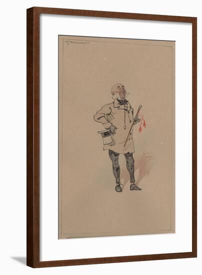 Mr Micawber, C.1920s-Joseph Clayton Clarke-Framed Giclee Print