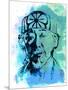 Mr. Miyagi Watercolor-Jack Hunter-Mounted Art Print