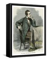 Mr Morphy, the Celebrated Chessplayer, 19th Century-null-Framed Stretched Canvas
