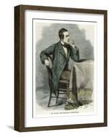 Mr Morphy, the Celebrated Chessplayer, 19th Century-null-Framed Giclee Print