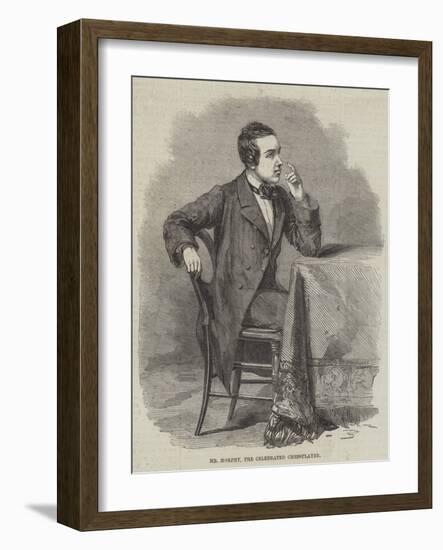 Mr Morphy, the Celebrated Chessplayer-null-Framed Giclee Print