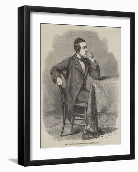 Mr Morphy, the Celebrated Chessplayer-null-Framed Giclee Print