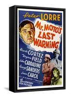 Mr. Moto's Last Warning-null-Framed Stretched Canvas