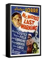 Mr. Moto's Last Warning-null-Framed Stretched Canvas