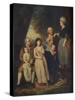 Mr. & Mrs. Burke of Carshalton, c18th century, (1917)-Johan Zoffany-Stretched Canvas