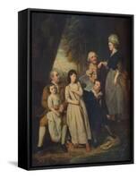 Mr. & Mrs. Burke of Carshalton, c18th century, (1917)-Johan Zoffany-Framed Stretched Canvas