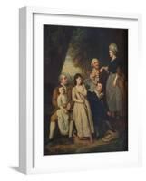 Mr. & Mrs. Burke of Carshalton, c18th century, (1917)-Johan Zoffany-Framed Giclee Print