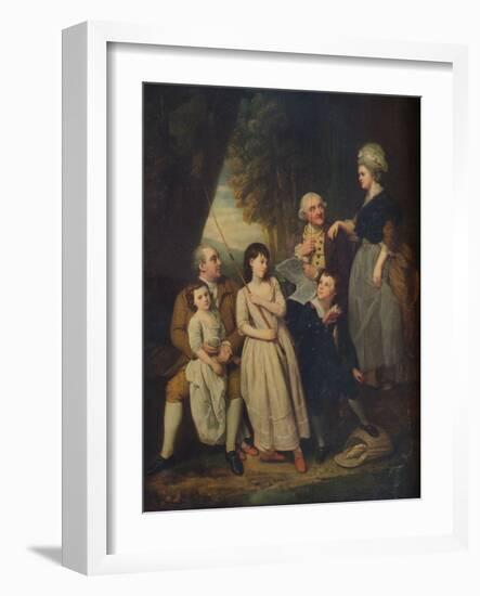 Mr. & Mrs. Burke of Carshalton, c18th century, (1917)-Johan Zoffany-Framed Giclee Print