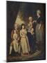 Mr. & Mrs. Burke of Carshalton, c18th century, (1917)-Johan Zoffany-Mounted Giclee Print