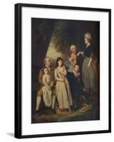 Mr. & Mrs. Burke of Carshalton, c18th century, (1917)-Johan Zoffany-Framed Giclee Print