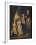 Mr. & Mrs. Burke of Carshalton, c18th century, (1917)-Johan Zoffany-Framed Giclee Print