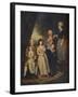 Mr. & Mrs. Burke of Carshalton, c18th century, (1917)-Johan Zoffany-Framed Giclee Print